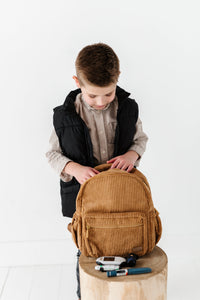 The Play Date Mini Backpack- Camel