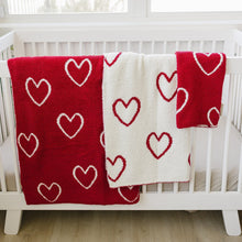 Load image into Gallery viewer, Heart Plush Blanket