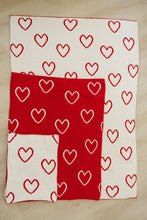 Load image into Gallery viewer, Heart Plush Blanket