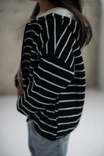 Load image into Gallery viewer, Camp Hoodie | Black Stripe