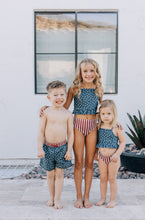 Load image into Gallery viewer, Stars and Stripes Swim Shorts