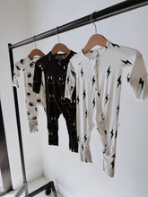 Load image into Gallery viewer, Bamboo Zip Pajamas | Black &amp; White Yin Yang