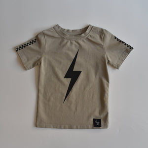 LIMITED EDITION SPARK SHORT SLEEVE RACER TEE - VINTAGE GRAY