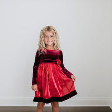 Load image into Gallery viewer, Red Velvet Dress