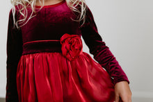 Load image into Gallery viewer, Red Velvet Dress