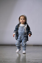 Load image into Gallery viewer, Distressed Denim Overall - Light Wash