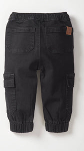 Little Bipsy Black Cargos (2/3 ONLY)