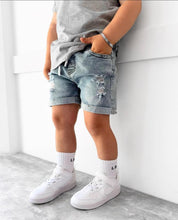 Load image into Gallery viewer, Distressed Denim Short