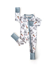 Load image into Gallery viewer, Bamboo Zip Romper | Rad Bunny