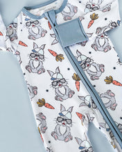 Load image into Gallery viewer, Bamboo Zip Romper | Rad Bunny