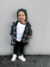 Load image into Gallery viewer, Hooded Flannel - Night Fall