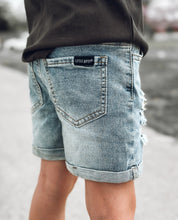 Load image into Gallery viewer, Distressed Denim Short