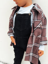 Load image into Gallery viewer, Hooded Flannel - Huckleberry