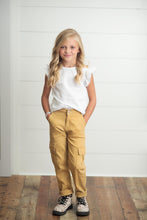 Load image into Gallery viewer, Khaki Denim Cargo Pant