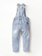 Load image into Gallery viewer, Distressed Denim Overall - Light Wash