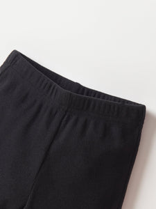 Ribbed Flare Pant - Black