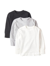 Load image into Gallery viewer, Long Sleeve Elevated Tee 3-Pack - Monochrome