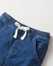 Load image into Gallery viewer, Cargo Denim Jogger - Classic Denim Wash