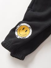 Load image into Gallery viewer, Smiley Elevated Sweatpant - Black