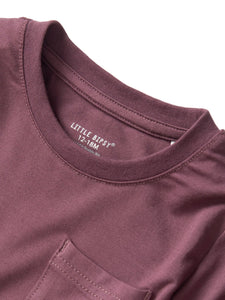 Bamboo Pocket Tee - Huckleberry