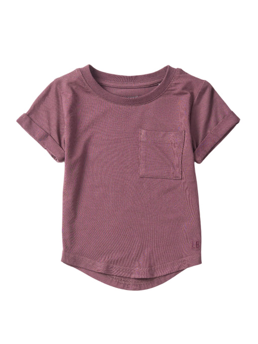 Bamboo Pocket Tee - Huckleberry