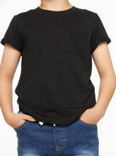 Load image into Gallery viewer, Bamboo Pocket Tee - Black