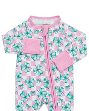 Load image into Gallery viewer, Bamboo Zip Romper | Shamrock &amp; Bows