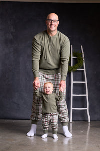 Adult Lounge Jogger - Plaid