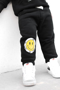 Smiley Elevated Sweatpant - Black