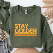 Load image into Gallery viewer, ADULT STAY GOLDEN CREW SWEATSHIRT