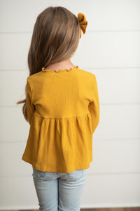 Ribbed Mustard Shirt