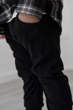 Load image into Gallery viewer, Ribbed Jogger - Black