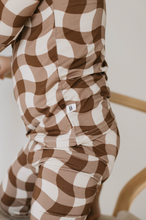 Load image into Gallery viewer, Bamboo Two Piece Pajamas | Groovy Gingham