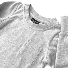 Load image into Gallery viewer, Long Sleeve Pocket Tee - Grey