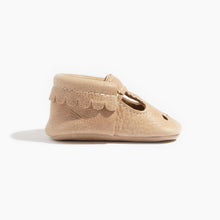 Load image into Gallery viewer, Weathered Brown Mary Jane Baby Shoe