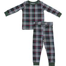 Load image into Gallery viewer, Green Plaid Bamboo Cozy Set