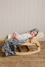 Load image into Gallery viewer, Sage Stripe Knit Bubble Romper