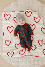 Load image into Gallery viewer, Heart Plush Blanket