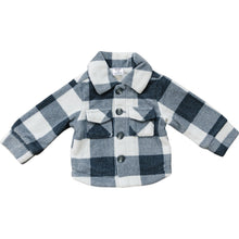 Load image into Gallery viewer, Checkered Sherpa Shacket