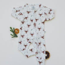 Load image into Gallery viewer, Reindeer Games Ribbed Zippy Romper