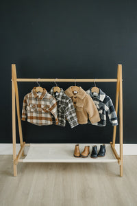 Charcoal Flannel Shacket