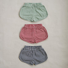 Load image into Gallery viewer, Red Gingham Shorts