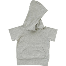 Load image into Gallery viewer, Heather Grey Hooded Tee