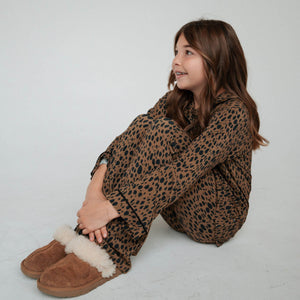 Cheetah | Girl's Flare Set