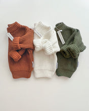 Load image into Gallery viewer, Chunky Knit Sweater | Rust