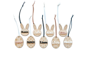 EASTER BASKET TAG - BUNNY