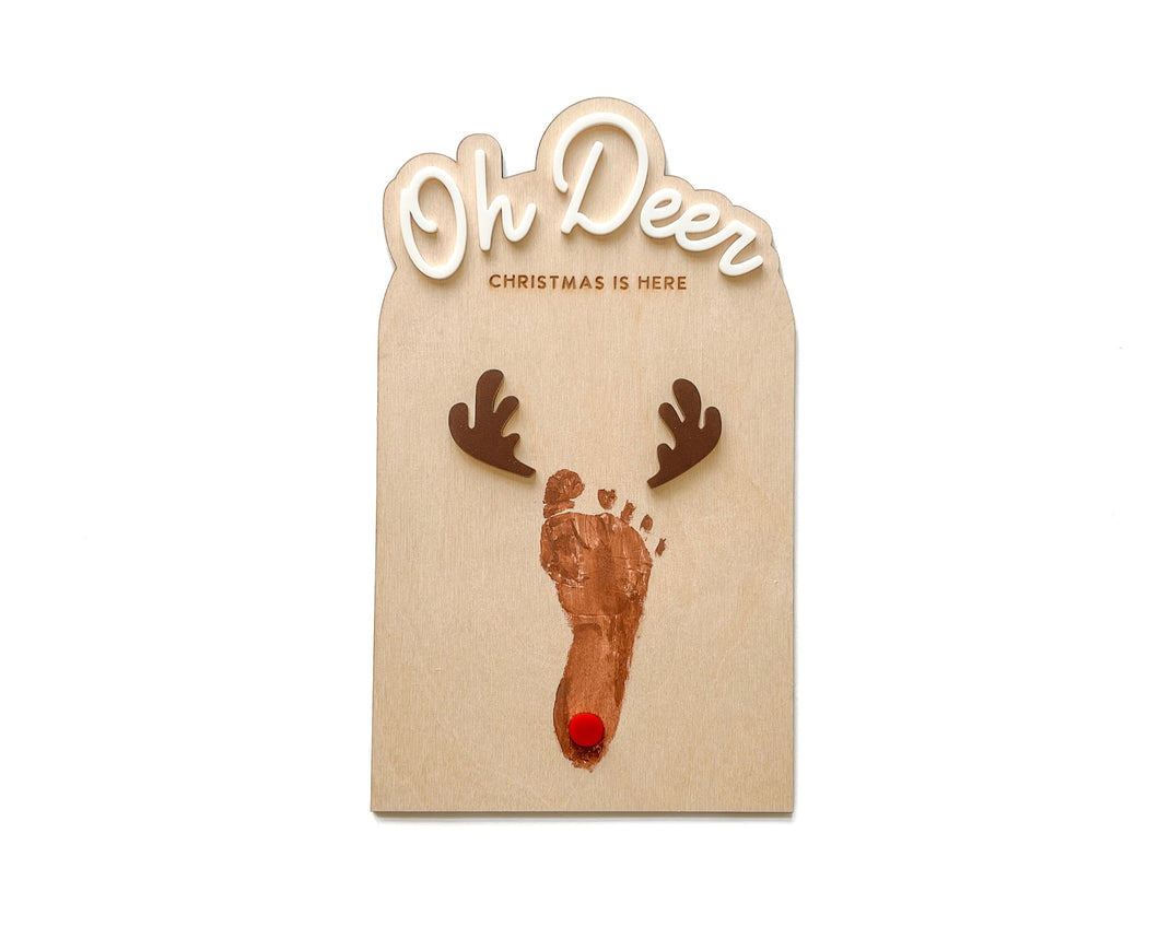 DIY OH DEER FOOTPRINT