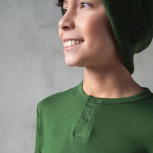 Load image into Gallery viewer, Everyday Boy&#39;s Henley | Green