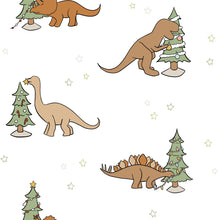 Load image into Gallery viewer, Christmas Tree-Rex Dino Bamboo Zippy Romper