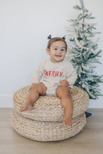 Load image into Gallery viewer, Merry Organic Cotton Sweatshirt Romper